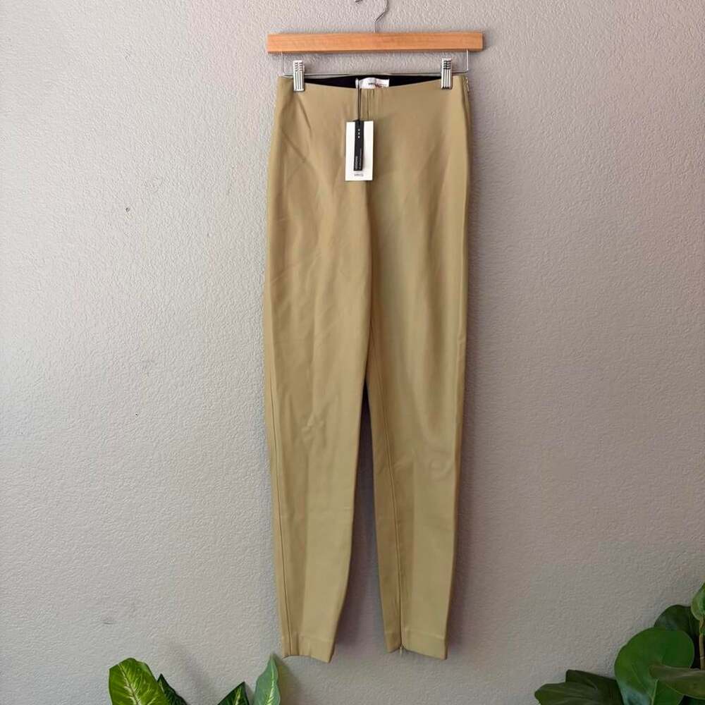 Mango Women's Tan and Cream Trousers
